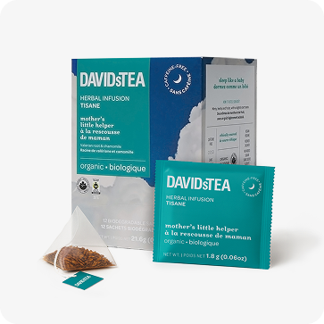 DAVIDsTEA tea sachet packaging