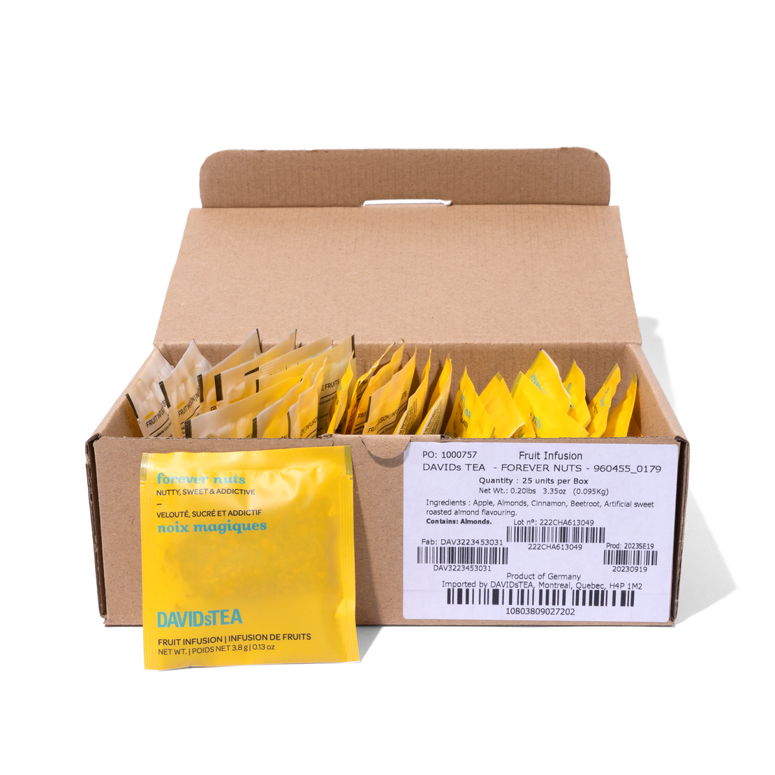 Forever Nuts Tea Pack of 25 Sachets  more detail 