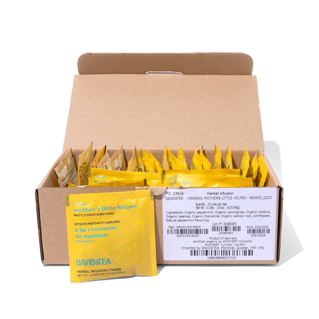 Organic Mother's Little Helper Tea Pack of 25 Sachets