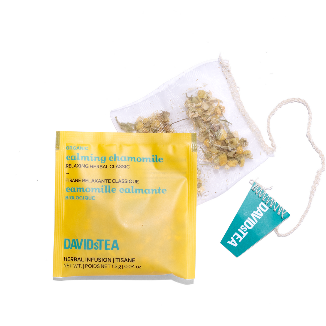 Organic Calming Chamomile Tea Pack of 25 Sachets