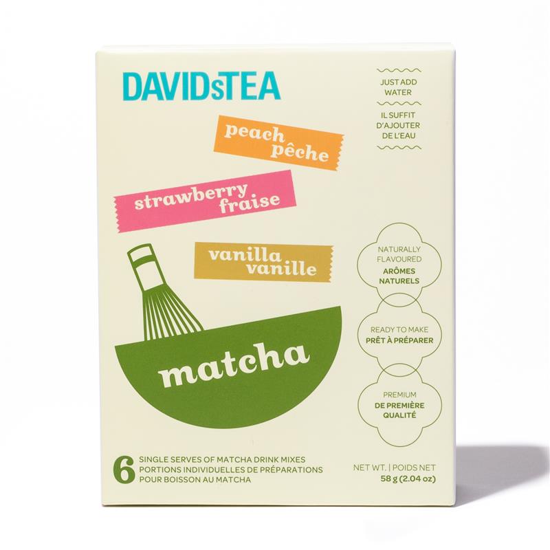 Flavoured Matcha Single Serve Variety Pack  front view