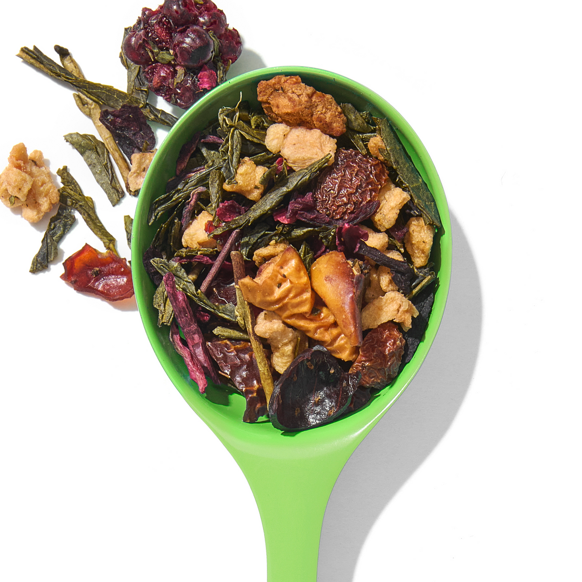 Blackberry Jasmine Blast Tea Green front view