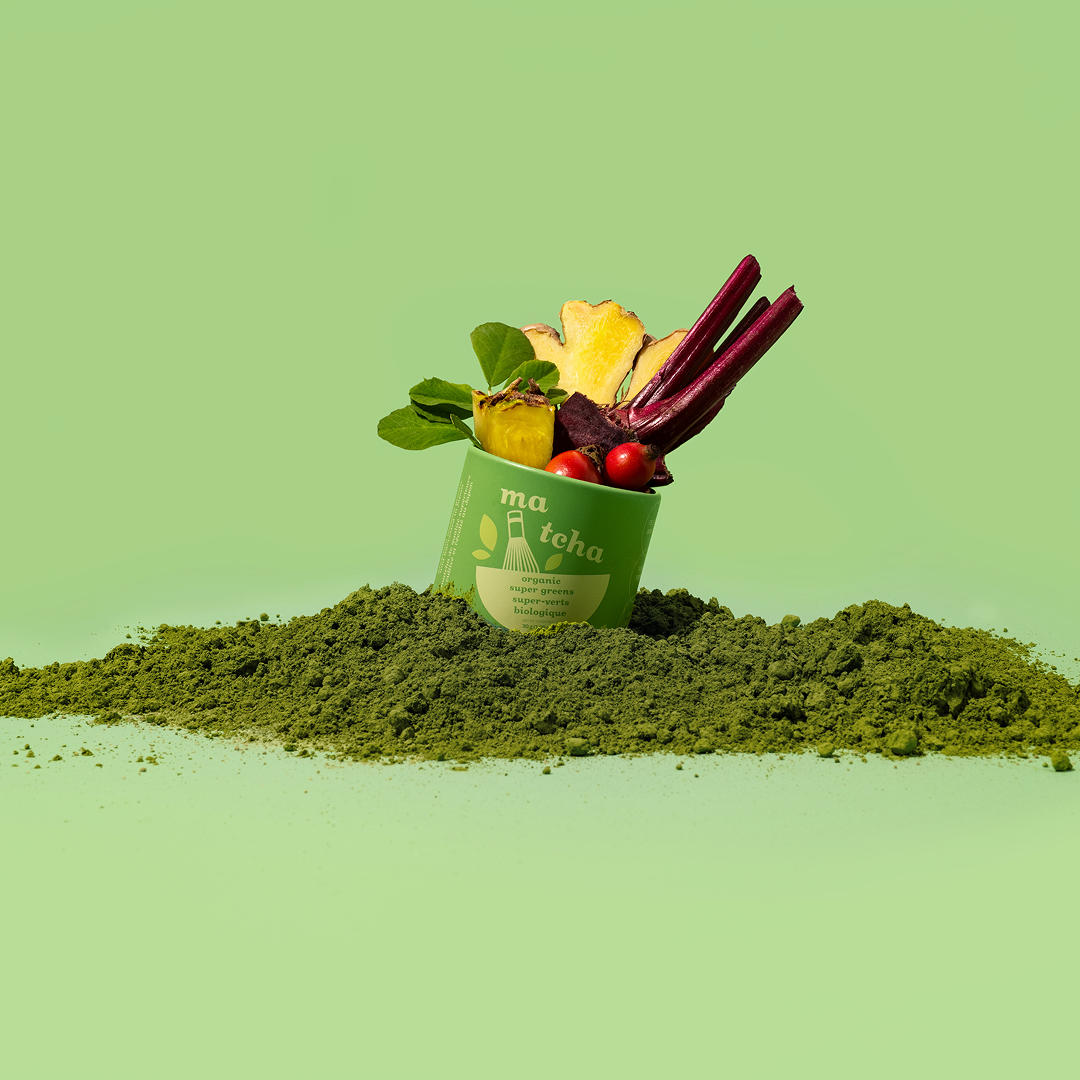 Organic Super Greens Matcha Mini Tin