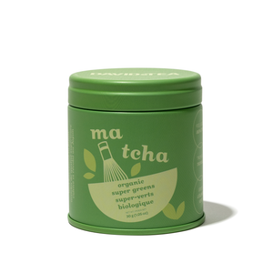 Organic Super Greens Matcha Mini Tea Tin Matcha front view