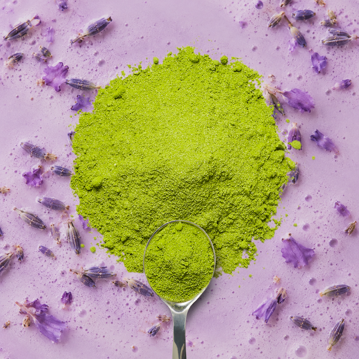 Matcha à la lavande