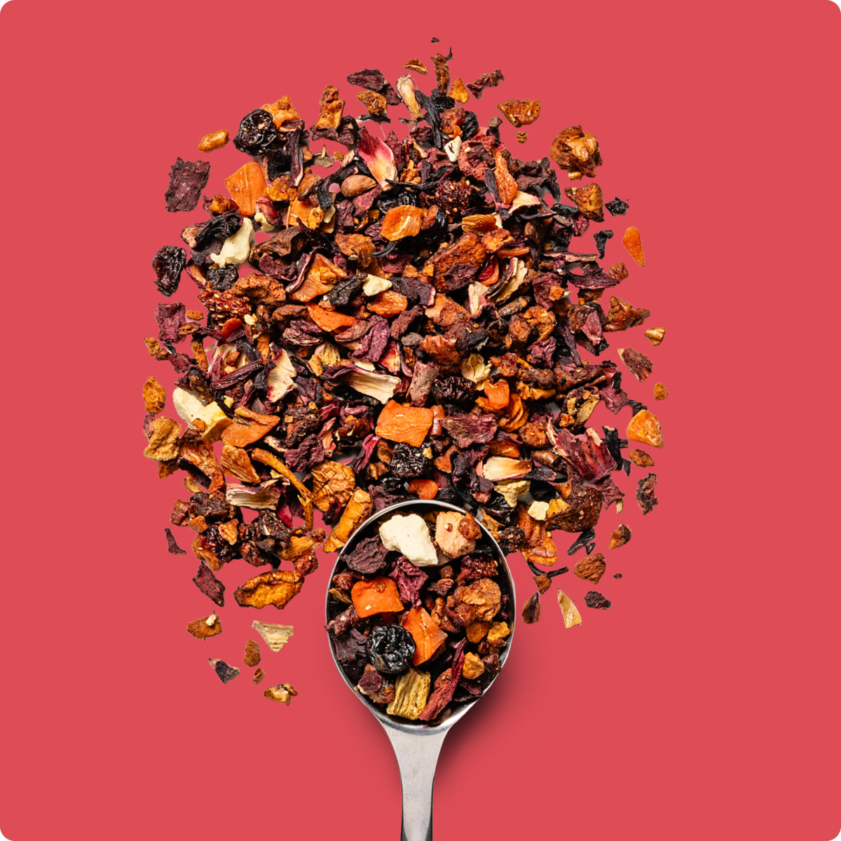 Strawberry Rhubarb Parfait Tea