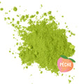 Matcha à la pêche biologique