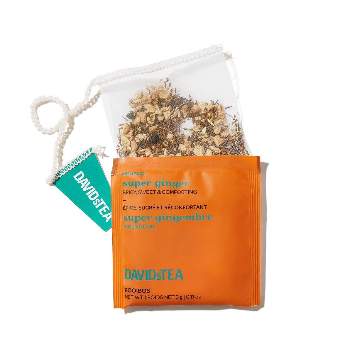Organic Super Ginger Tea Pack of 25 Sachets  secondary